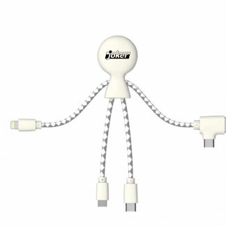 Ladekabel med 5 forskjellige kontakter