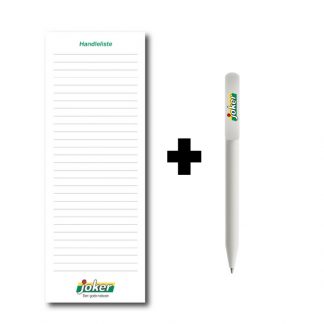 Handlelister 50 pk. + Kulepenn 50 pk.